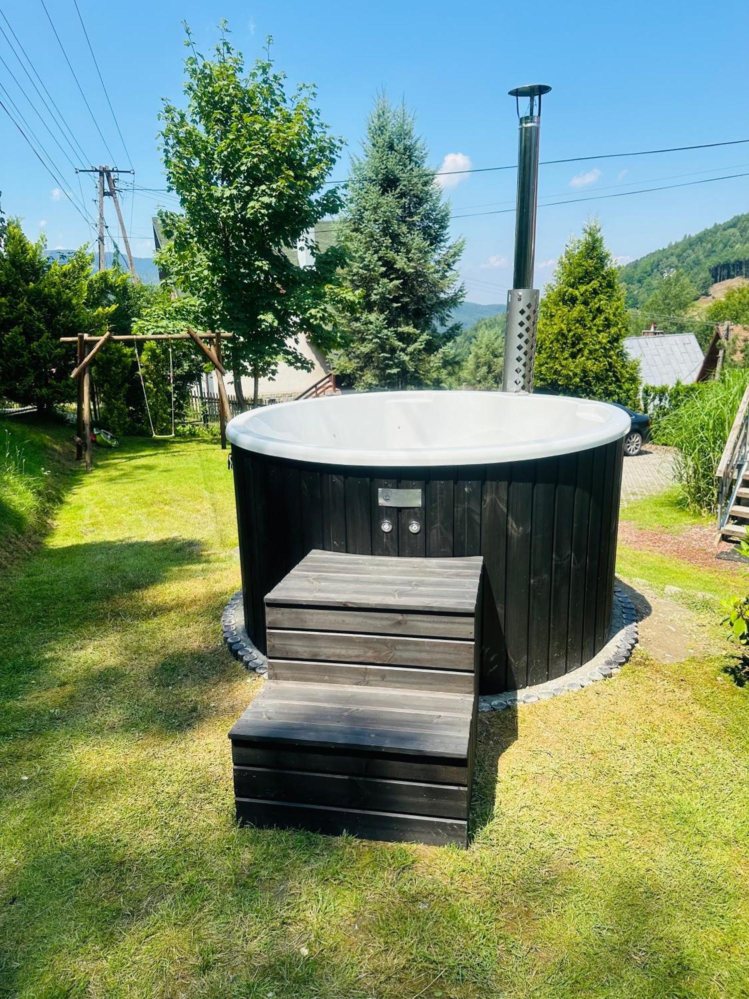 Jozka Chata Max 15 Os Sauna Jacuzzi Porąbka Buitenkant foto